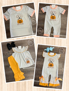 Pumpkin Pup Ruffle Set