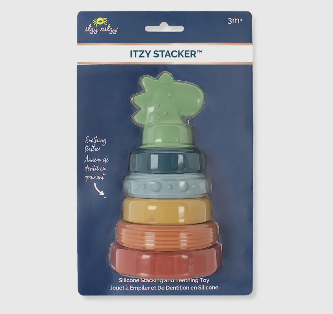 Itzy Dino Stacker Teether