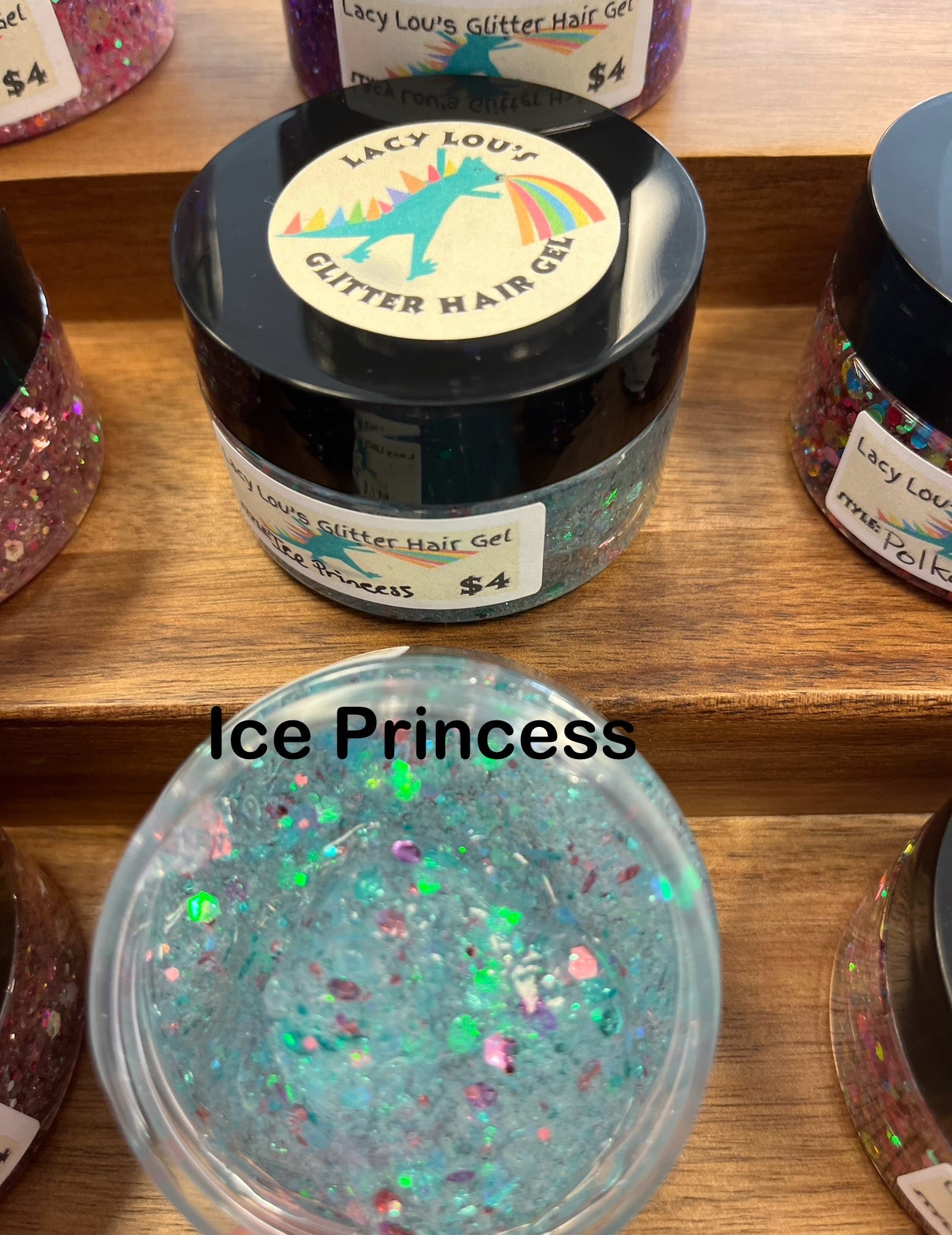 Ice Princess Glitter Hair Gel